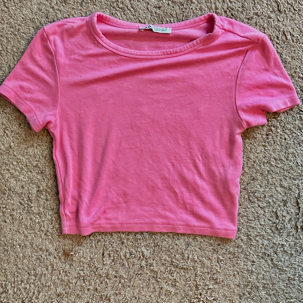 zara crop top